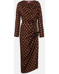 Dries Van Noten - Didi Embellished Polka-Dots Midi Dress - Lyst