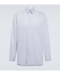 Dries Van Noten - Striped Cotton Poplin Oxford Shirt - Lyst