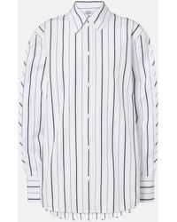 TOTEME - Camisa De Popelin De Algodon A Rayas - Lyst