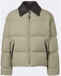 Bottega Veneta - Intrecciato Cotton-Blend Down Jacket - Lyst