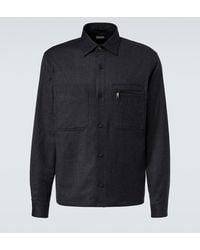 ZEGNA - Wool Overshirt - Lyst