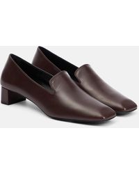 The Row - Margaret Leather Loafers - Lyst