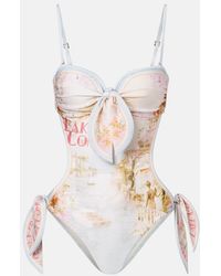 Zimmermann - Banador Como Estampado - Lyst