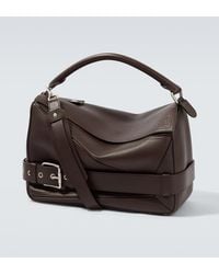 Loewe - Puzzle Biker Large Leather Shoulder Bag - Lyst