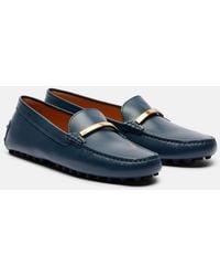 Tod's - Gommino Barretta Leather Loafers - Lyst