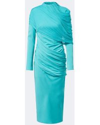 Christopher Esber - Veil Draped Caped Midi Dress - Lyst