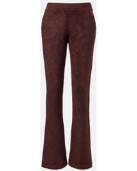 Dorothee Schumacher - Fluffy Statement Wool And Cashmere-Blend Flared Pants - Lyst