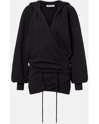 The Attico - Cotton Jersey Sweatshirt Dress - Lyst