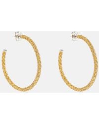 AMINA MUADDI - Cameron Crystal-Embellished Earrings - Lyst