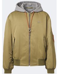 Loewe - Fleece-Trimmed Technical Bomber Jacket - Lyst