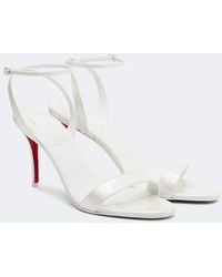 Christian Louboutin - Miss Z 80 Patent Leather Sandals - Lyst