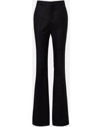 Saint Laurent - Cashmere Flared Pants - Lyst