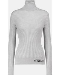 Moncler - Ribbed Wool Turtleneck Sweater - Lyst
