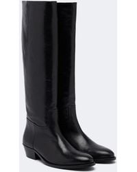 Jude - Den Leather Knee-High Boots - Lyst
