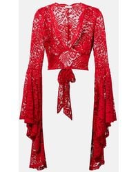 Alexandra Miro - Talia Lace Top - Lyst