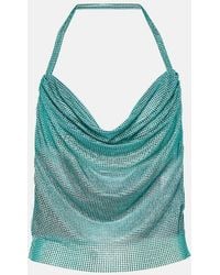 GIUSEPPE DI MORABITO - Crystal-Embellished Halterneck Top - Lyst