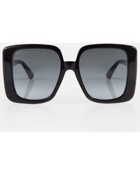 Gucci - Eckige Oversize-Sonnenbrille - Lyst