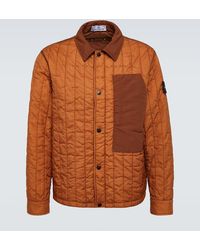 Stone Island - Compass Quilted Jacket - Lyst