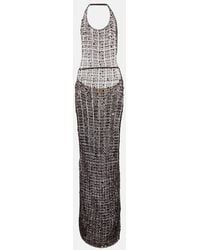AYA MUSE - Cutout Sequined Maxi Dress - Lyst