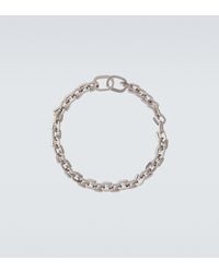 Givenchy Bracelet argente a maillons G - Métallisé