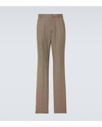 Saint Laurent - Tailored Wool Wide-leg Pants - Lyst