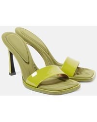 The Attico - Mia 95 Patent Leather Mules - Lyst