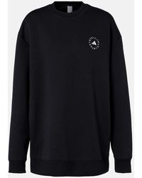 adidas By Stella McCartney - Logo Cotton-Blend Jersey Sweatshirt - Lyst