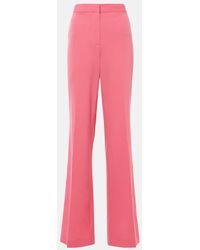 Stella McCartney - Iconic High-Rise Wool-Blend Flared Pants - Lyst