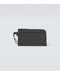 Bottega Veneta - Intrecciato Leather Wallet - Lyst