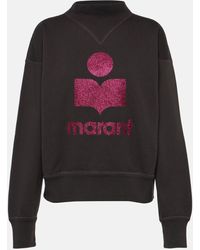 Isabel Marant - Moby Logo Cotton-blend Sweatshirt - Lyst