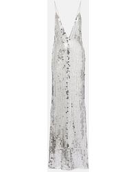 The New Arrivals Ilkyaz Ozel - Vestido De Fiesta Claudie Con Lentejuelas - Lyst