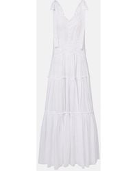 Chloé - Cotton Voile Maxi Dress - Lyst