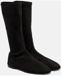 Proenza Schouler - Tee Suede Sock Boots - Lyst