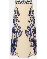 Johanna Ortiz - Paisley Silk Maxi Skirt - Lyst
