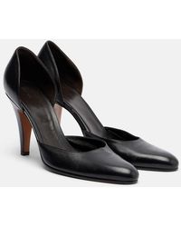 The Row - Pumps Ornella D'Orsay Aus Leder - Lyst
