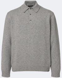 Saman Amel - Sander Cashmere Polo Sweater - Lyst