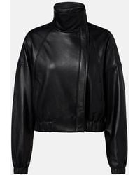 Vince - Leather Jacket - Lyst