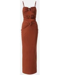 Christopher Esber - Maxikleid Pierced Orbit Aus Jersey - Lyst