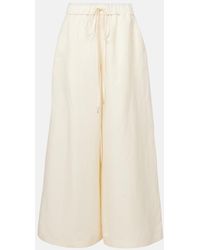Gabriela Hearst - Gelos Linen And Silk Wide-Leg Pants - Lyst