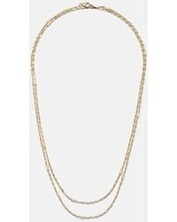 Suzanne Kalan - Block-Chain 18Kt Chain Necklace With Diamonds - Lyst