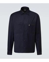 ZEGNA - Wool Overshirt - Lyst