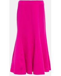 Gabriela Hearst - High-Rise Virgin Wool Maxi Skirt - Lyst