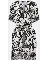 Velvet - Vanessa Printed Shirt Dress - Lyst