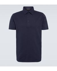Loro Piana - Cotton Polo Shirt - Lyst