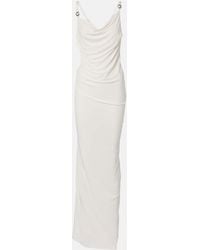 Coperni - Draped Open-Back Jersey Maxi Dress - Lyst
