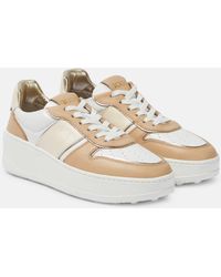 Tod's - Cassetta Leather Low-top Sneakers - Lyst