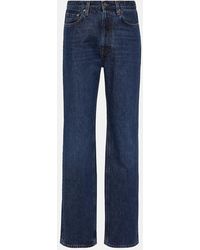 TOTEME - Classic Cut Mid-Rise Straight Jeans - Lyst