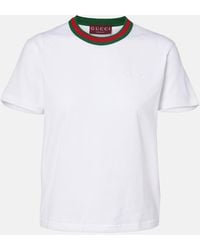 Gucci - Web T-Shirt - Lyst