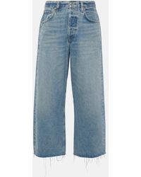 Citizens of Humanity - Ayla Mid-Rise Cropped Wide-Leg Jeans - Lyst