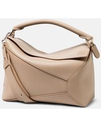 Loewe - Puzzle Edge Medium Leather Tote Bag - Lyst